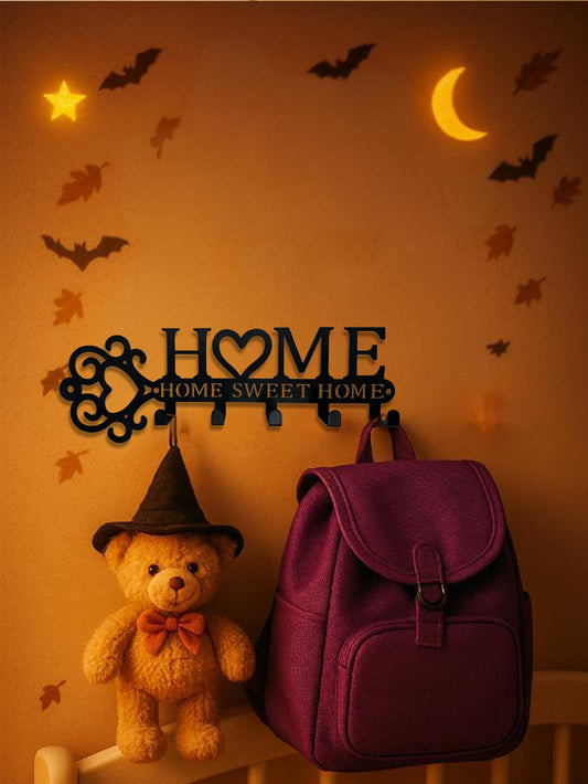 Cozy Home Wall Hooks Set Warm Metal Coat Hangers With Cute Heart Design Perfect