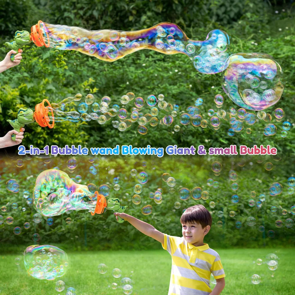 Dinosaur Bubble Blaster Gun for Kids