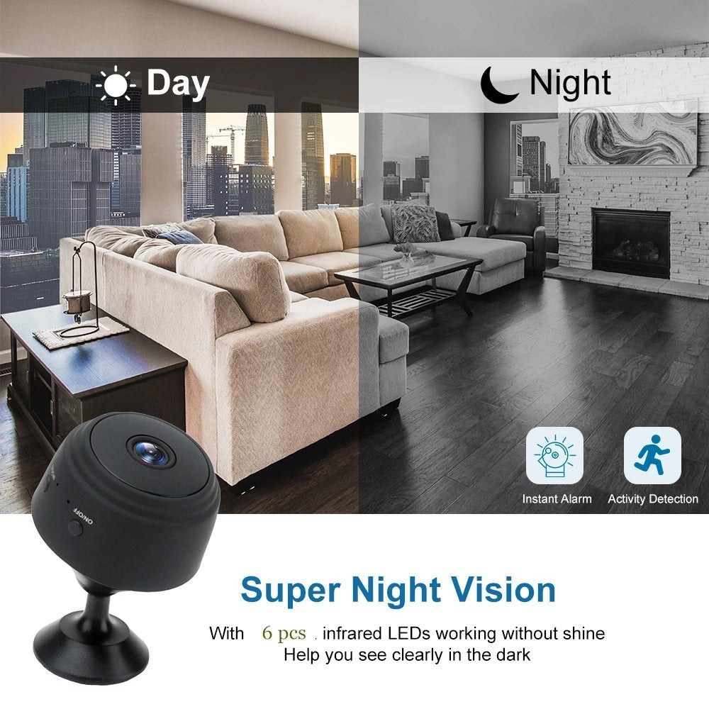 A9 Magnetic HD Security Camera with Infrared Night Vision