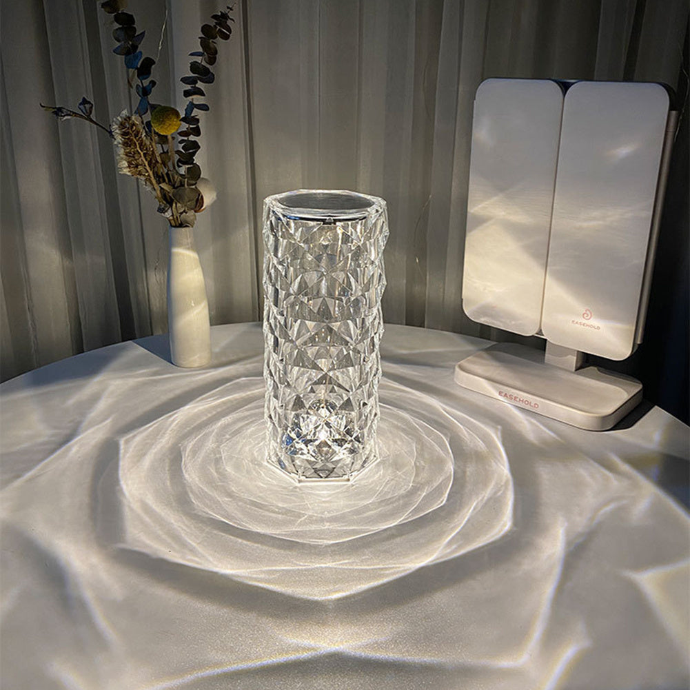 RGB Touch Dimming Nordic Crystal USB Table Lamp