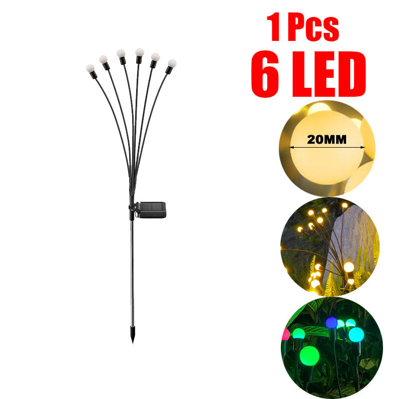 GlowSway™ Solar Firefly Lights - Swaying LED Outdoor Garden Decor (IP65 Waterproof)