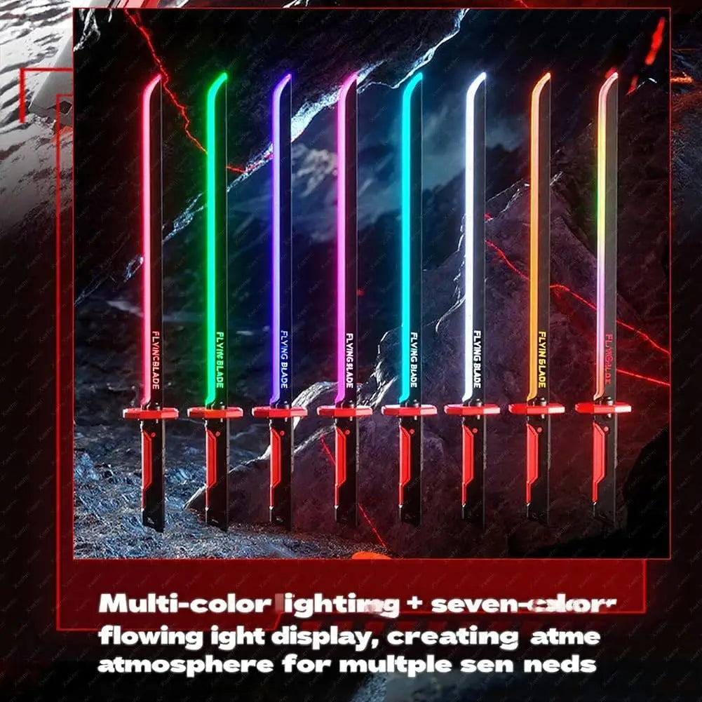 LED Glowing Sword with Sparks and Smoke Effects for Kids