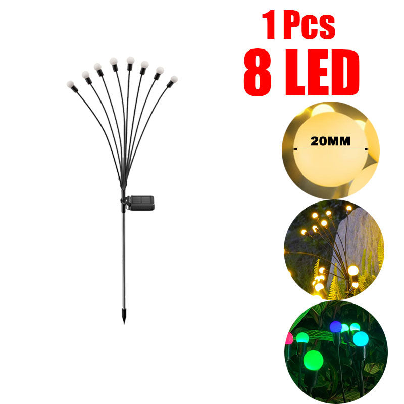 GlowSway™ Solar Firefly Lights - Swaying LED Outdoor Garden Decor (IP65 Waterproof)