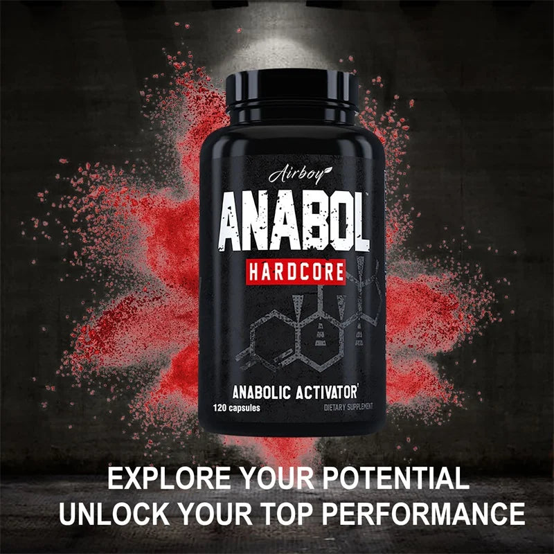 Anabol Hardcore - Make Your Muscles Bigger, Stronger, Harder & Denser, Promote Muscle Growth, Increase Strength and Endurance
