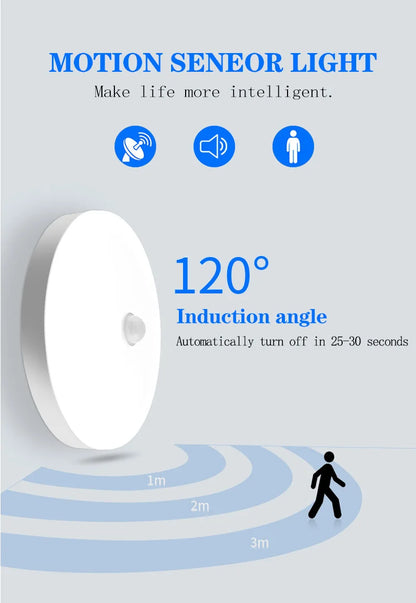 Motion Sensor Ceiling Light Modern Smart Sensor LED Lamp Human Infrared Sensing Lamp Indoor for Garage Corridor Lighting Fixture