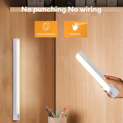 Motion Sensor Light Wireless LED Night Light Closet Night Light Kitchen Bedroom Detector Light Cabinet Staircase Backlight