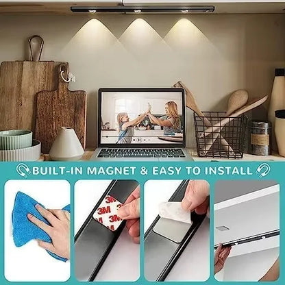 Motion Sensor Light LED Sensor Lamp Wireless Ultra Thin USB LED For Kitchen Cabinet Bedroom Wardrobe Indoor Lighting Night Light