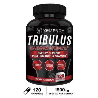 Tribulus Capsules - Lose Excess Fat, Improve Performance, Muscle Building Workout Supplement