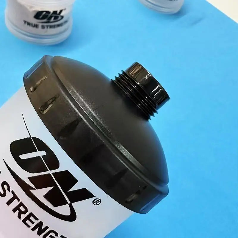 3 Tier Portable Protein Powder Box Fitness Supplement Bottle Funnel Powder Box Handle Layered Storage Pill Box Snack Jar