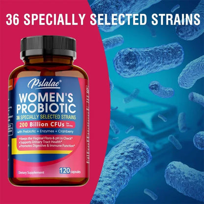 Probiotics for Women - Supports Intestinal Health, Improves Digestion, Helps with Weight Loss, and Balances Gut Bacteria