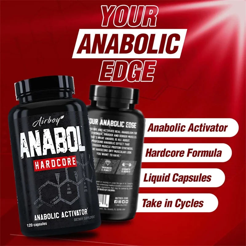 Anabol Hardcore - Make Your Muscles Bigger, Stronger, Harder & Denser, Promote Muscle Growth, Increase Strength and Endurance