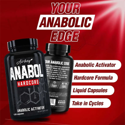 Anabol Hardcore - Make Your Muscles Bigger, Stronger, Harder & Denser, Promote Muscle Growth, Increase Strength and Endurance