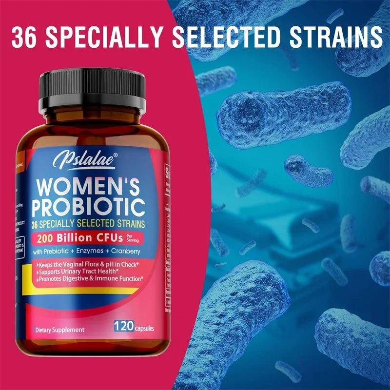 Probiotics for Women - Supports Intestinal Health, Improves Digestion, Helps with Weight Loss, and Balances Gut Bacteria