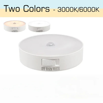 Motion Sensor Night  Light USB Rechargeable Light LED Lamp for Kitchen Bedroom Stairs Hallway Cabinet Closet Wardrobe Nightlight
