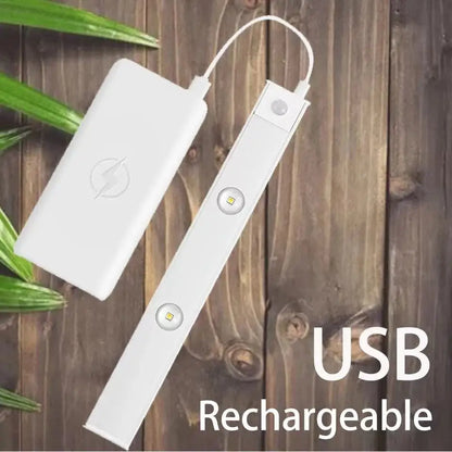 Motion Sensor Light LED Sensor Lamp Wireless Ultra Thin USB LED For Kitchen Cabinet Bedroom Wardrobe Indoor Lighting Night Light
