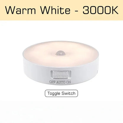 Motion Sensor Night  Light USB Rechargeable Light LED Lamp for Kitchen Bedroom Stairs Hallway Cabinet Closet Wardrobe Nightlight