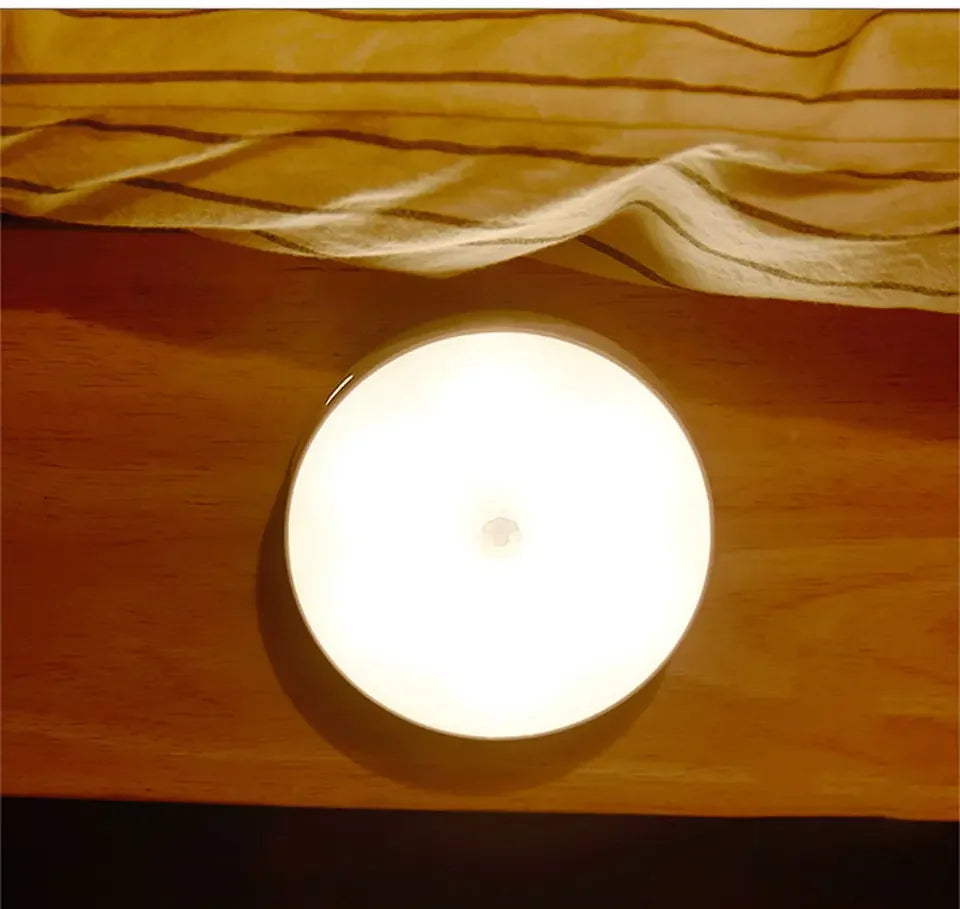Motion Sensor Night  Light USB Rechargeable Light LED Lamp for Kitchen Bedroom Stairs Hallway Cabinet Closet Wardrobe Nightlight