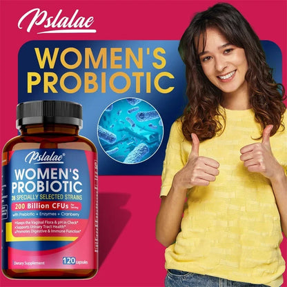 Probiotics for Women - Supports Intestinal Health, Improves Digestion, Helps with Weight Loss, and Balances Gut Bacteria
