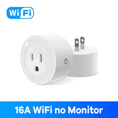 Tuya Wifi Japan Smart Plug 16A App Voice Control Power Monitor Overload Protection Timer Countdown Japan Plug Electrical Socket
