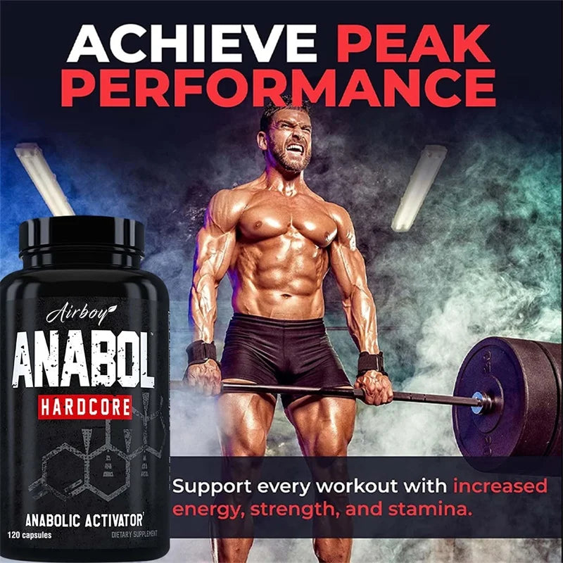 Anabol Hardcore - Make Your Muscles Bigger, Stronger, Harder & Denser, Promote Muscle Growth, Increase Strength and Endurance