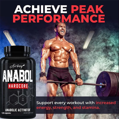Anabol Hardcore - Make Your Muscles Bigger, Stronger, Harder & Denser, Promote Muscle Growth, Increase Strength and Endurance