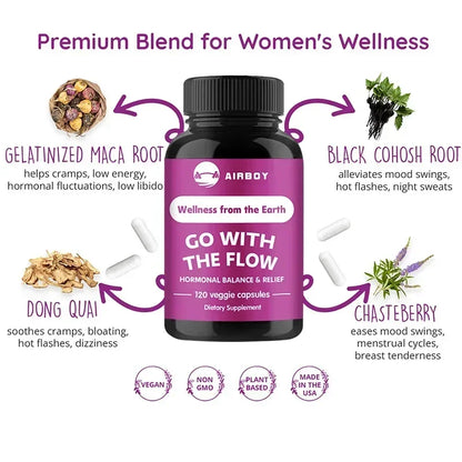Female Hormone Balance - Supports Women's Health, Relieves Menopause, Balances Hormones, Relieves Cramps, Boosts Immunity