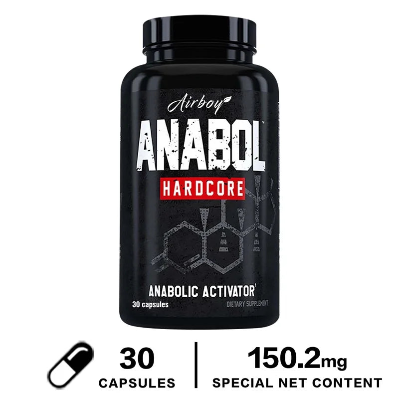 Anabol Hardcore - Make Your Muscles Bigger, Stronger, Harder & Denser, Promote Muscle Growth, Increase Strength and Endurance