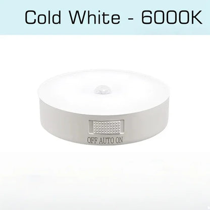 Motion Sensor Night  Light USB Rechargeable Light LED Lamp for Kitchen Bedroom Stairs Hallway Cabinet Closet Wardrobe Nightlight