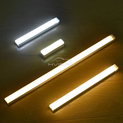 Motion Sensor Light Wireless LED Night Light USB Rechargeable Light Cabinet Wardrobe Lamp Staircase Backlight For Kitchen LED