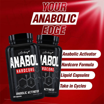 Anabol Hardcore - Make Your Muscles Bigger, Stronger, Harder & Denser, Promote Muscle Growth, Increase Strength and Endurance