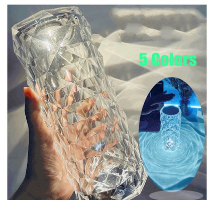 RGB Touch Dimming Nordic Crystal USB Table Lamp