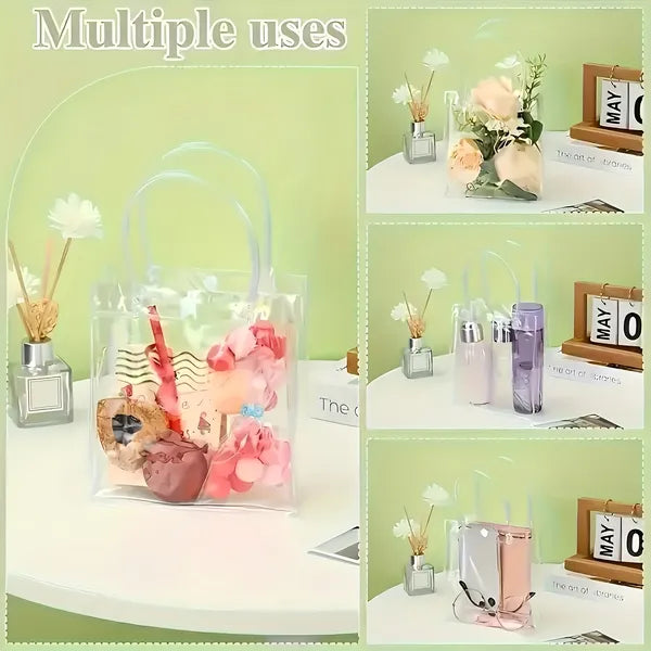 60/30/15 Reusable PVC Holiday Organizing Bags, Gift Bags, Family Storage Bags, Weddings, Christmas, Thanksgiving, New Year's, Graduations - Multi-purpose Party Gift Bags