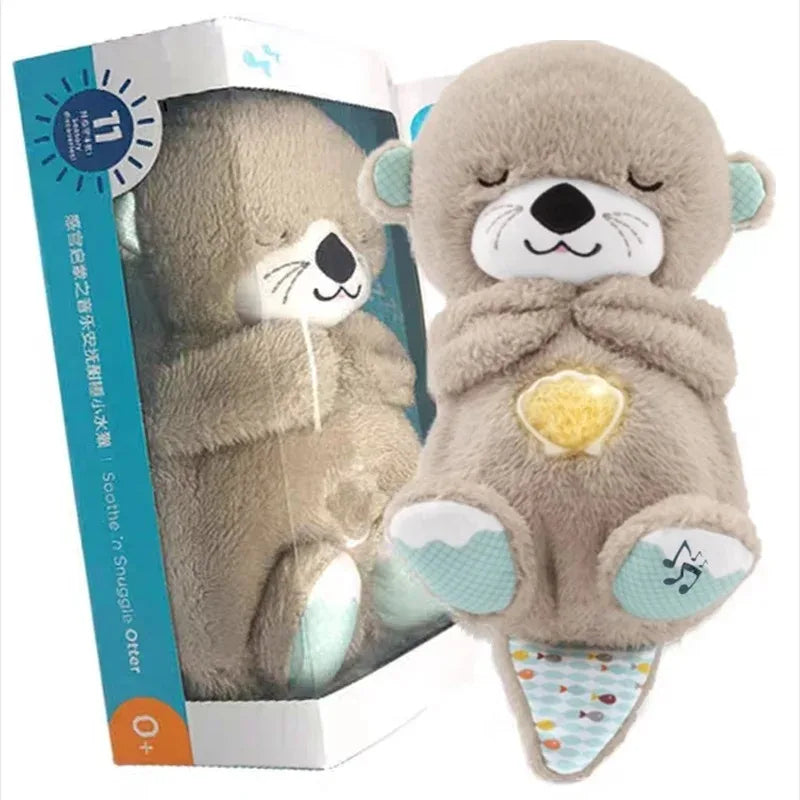 Breathing Otter Baby Sleep Aid — Musical Soothing Plush Toy