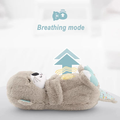Breathing Otter Baby Sleep Aid — Musical Soothing Plush Toy - Image 3