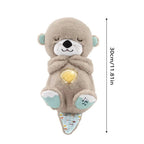 Breathing Otter Baby Sleep Aid — Musical Soothing Plush Toy