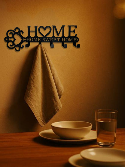 Cozy Home Wall Hooks Set Warm Metal Coat Hangers With Cute Heart Design Perfect