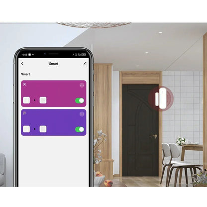 ZigBee Smart Magnetic Door And Window Alarm Sensor Requires Gateway