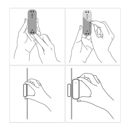 ZigBee Smart Magnetic Door And Window Alarm Sensor Requires Gateway