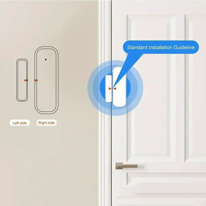 ZigBee Smart Magnetic Door And Window Alarm Sensor Requires Gateway