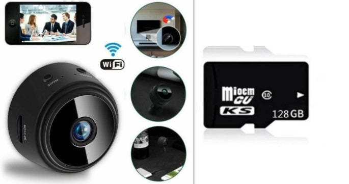 A9 Magnetic HD Security Camera with Infrared Night Vision