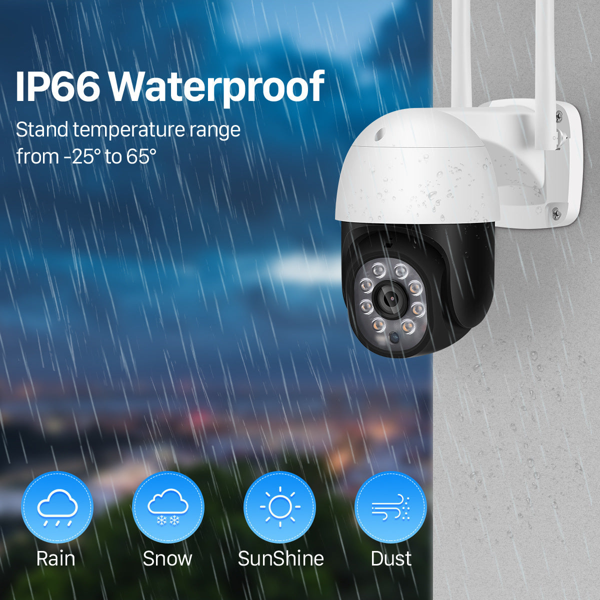 2-Inch Wireless WiFi HD Home Security Camera