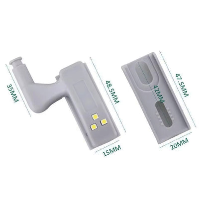 Battery-Free LED Hinge Lamp for Cupboard & Wardrobe Lighting