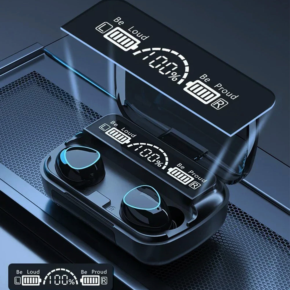 M10 Wireless Bluetooth Earbuds with Noise Canceling And Power Display