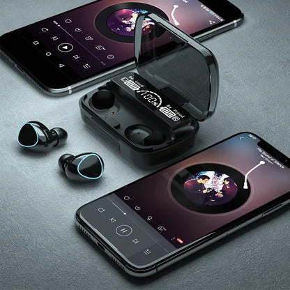 M10 Wireless Bluetooth Earbuds with Noise Canceling And Power Display