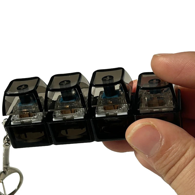 Mini Fidget Keyboard Keychain Stress Relief Toy - Image 4
