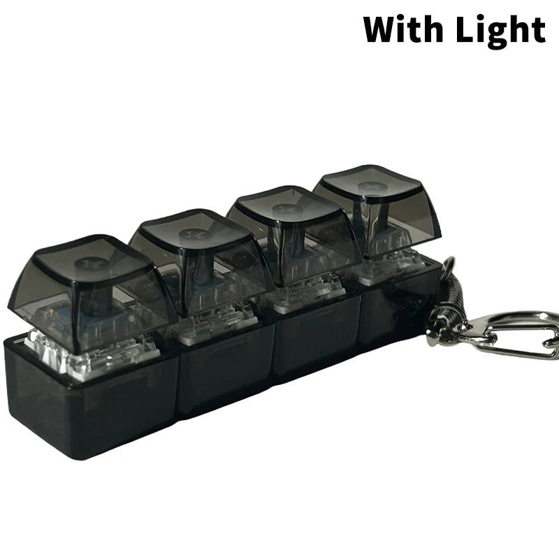 Mini Fidget Keyboard Keychain Stress Relief Toy - Image 6