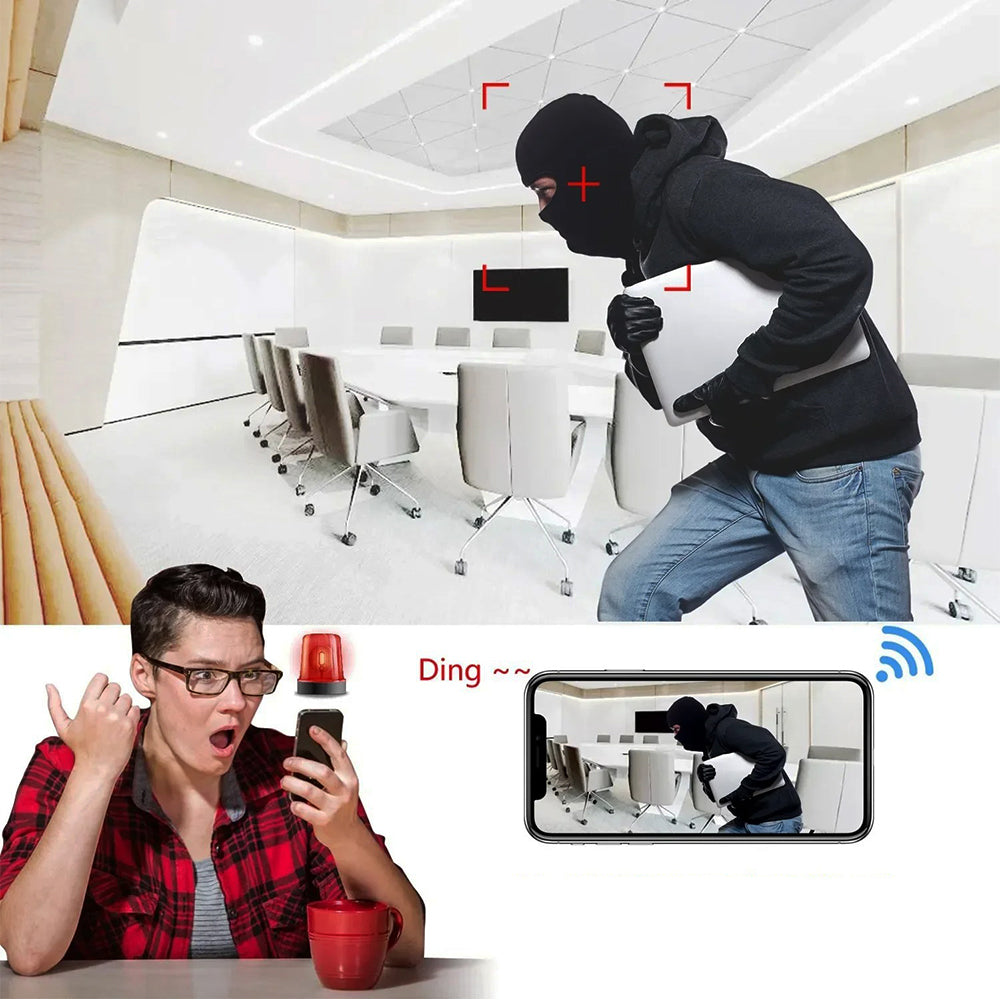 Mini HD Security Camera with Built-in Battery And Invisible Design