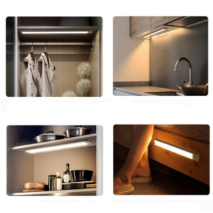 Wireless LED Night Lamp with Motion Sensor for Wardrobe And Stairs