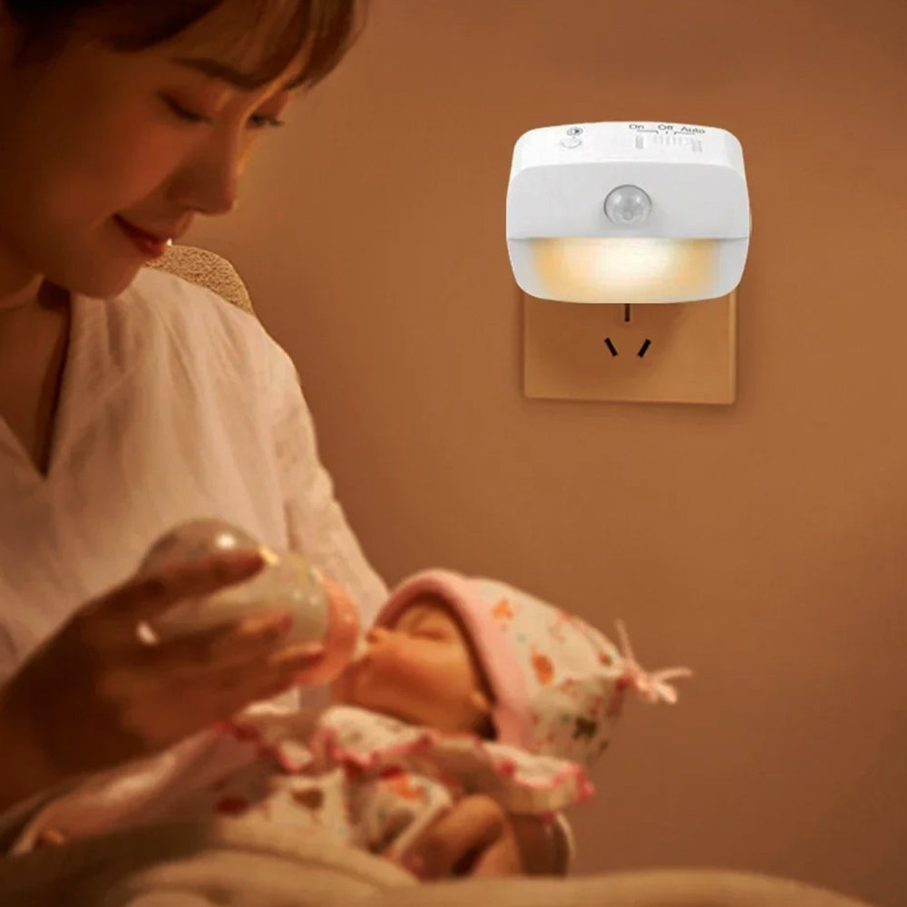 PIR Sensor LED Night Lamp for Bedroom, Stairs And WC - EU/US Plug
