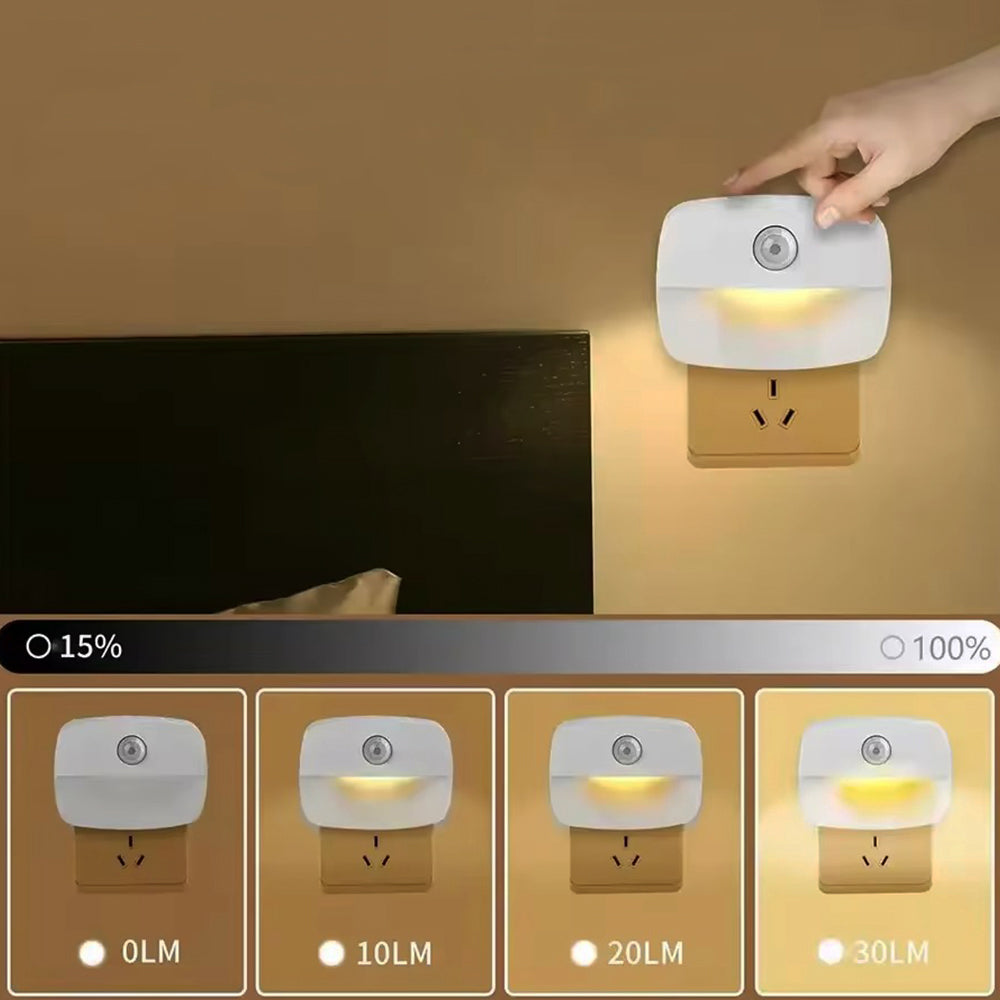 PIR Sensor LED Night Lamp for Bedroom, Stairs And WC - EU/US Plug
